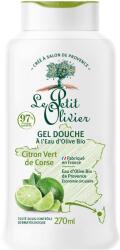 Le Petit Olivier Gel de duș hidratant Le Petit Olivier - Limetă de Corsica, 270ml