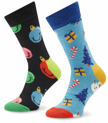Happy Socks Set de 2 perechi de șosete lungi pentru copii XKHLD02-0200 Colorat