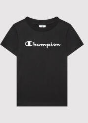 Champion Tricou Contrast Script Logo 404541 Negru Regular Fit