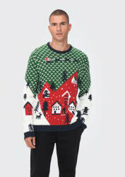 ONLY & SONS Pulover Xmas 22023349 Verde Regular Fit
