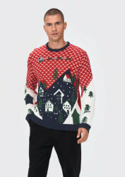ONLY & SONS Pulover Xmas 22023349 Roșu Regular Fit