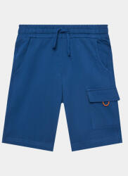 United Colors Of Benetton Pantalon scurți din material 3BL0C901U Albastru Regular Fit