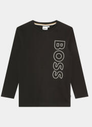 HUGO BOSS Bluză J25O68 D Negru Regular Fit