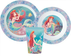 Stor Disney Hercegnők micro étkészlet szett pohárral (Ariel) (STF11156)