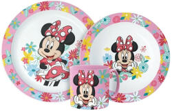 Stor Disney Minnie micro étkészlet szett 265ml bögrével (Spring) (STF33358)