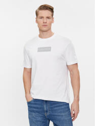 Calvin Klein Tricou Raised Rubber Logo T-Shirt K10K112403 Alb Regular Fit