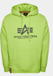 Alpha Industries Bluză Basic 178312 Verde Regular Fit - modivo - 258,00 RON