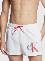 Calvin Klein Pantaloni scurți pentru înot KM0KM00801 Alb Regular Fit