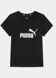 PUMA Tricou Ess Logo 587029 Negru Regular Fit