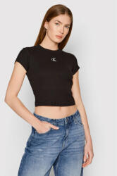 Calvin Klein Jeans Tricou J20J218337 Negru Slim Fit