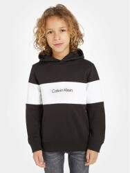 Calvin Klein Bluză Color Block IB0IB01892 Negru Regular Fit