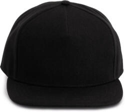 K-UP KP159 magas profilú 5 paneles baseball sapka K-UP, Black/Black-U (kp159bl-bl-u)