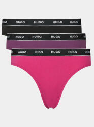 Hugo Set 3 perechi de chiloți de damă clasici Triplet Brief 50480157 Colorat