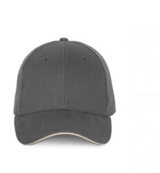 K-UP KP185 hat paneles baseball sapka szendvics ellenzővel K-UP, Dark Grey/Light Grey-U (kp185dgr-lgr-u)