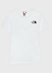 The North Face Tricou Simple Dome NF0A82EA Alb Regular Fit
