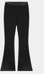 Calvin Klein Pantaloni din material Logo Tape IG0IG02292 Negru Flare Fit