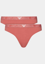 Emporio Armani Underwear Set 2 perechi de chiloți tanga 163333 4R223 05373 Roz