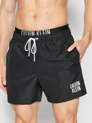 Calvin Klein Pantaloni scurți pentru înot Medium Double KM0KM00740 Negru Regular Fit