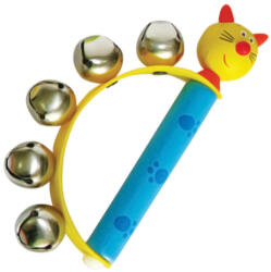 Fakopáncs Jucarie muzicala cu clopotei - pisica Instrument muzical de jucarie
