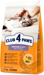 Club4Paws Premium INDOOR száraz macskatáp csirkével 2 kg