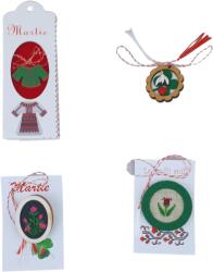 Onore Martisor traditional, Onore, multicolor, carton, 12 x 5 cm si 8.5 x 5.5 cm, modele diverse traditionale