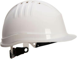 Portwest Cască de protectie ventilata cu clichet de alunecare - Portwest PS62 - alb (PS62WHR)