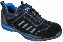 Portwest Pantofi de protectie cu bombeu metalic, talpa antiderapanta - Portwest Lusum S1P - albastru, 37 (FW34BLU37)