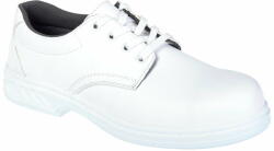 Portwest Pantofi de lucru albi autoclavabili din microfibra, bombeu metalic - Portwest Steelite S2 - alb, 48 (FW80WHR48)