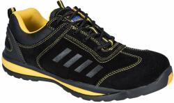 Portwest Pantofi de protectie cu bombeu metalic, talpa antiderapanta - Portwest Lusum S1P - galben, 36 (FW34BKR36)