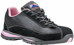 Portwest Pantofi de protectie de dama cu bombeu metalic, talpa antiderapanta - Portwest Steelite S1P - roz, 41 (FW39BPR41)