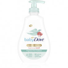 Dove Baby Sensitive babamosó gél illatmentes az egész testre és a hajra pumpás kiszerelésben 400 ml
