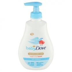 Dove Baby gyermek hidratáló mosógél az egész testre és hajra 400 ml-es pumpában
