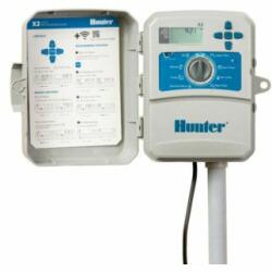 Hunter Controler de irigare exterior, cu optiunea de conectare modul Wi-Fi, pentru 6 zone, Hunter X2 601-E (11710219)