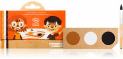 NAMAKI COSMETICS Color Face Painting Kit Tiger & Fox szett gyermekeknek