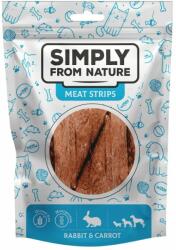 Simply from Nature Meat Strips Recompensa caine din carne iepure si morcovi 80 g