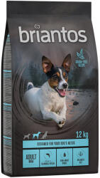 Briantos 2x12kg Briantos Adult Mini lazac & burgonya - gabonamentes száraz kutyatáp 10% árengedménnyel
