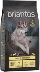 Briantos 2x12kg Briantos Adult Mobility csirke & burgonya - gabonamentes száraz kutyatáp 10% árengedménnyel