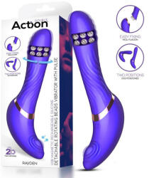 Action Rayden kétfunkciós, változtatható formájú kényezető, pulzációval - szeresdmagad