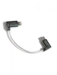DDHIFI USB 2.0 Type C Lightning Töltő/adat Fehér 8cm DDHIFI-MFI06L-80 (DDHIFI-MFI06L-80)
