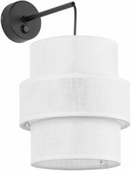 TK Lighting Calisto lampă de perete 1x15 W alb-negru 5956 (5956)