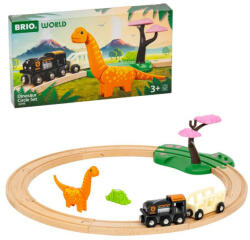 BRIO World Dinoszauruszos vonat készlet - Színes (63609800) - xtrashop