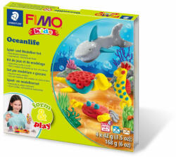 FIMO FIMO Kids Form & Play Égethető gyurma készlet 4x42g - Tengeri élővilág (803414LY)