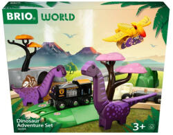 BRIO World Dinoszauruszos felfedező vonat készlet - Színes (63609400) - xtrashop