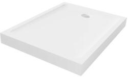 New Trendy Mild cădiță de duș dreptunghiulară 90x80 cm alb B-0611