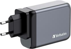 Verbatim Laptop Verbatim GaN charger 100W, 1x USB-A, 3x USB-C (grey, PD 3.0, QC 3.0) (32202)