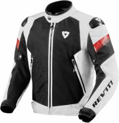 Rev'it! Jacket Control Air H2O White/Black 2XL Geacă textilă (FJT360-3050-XXL)