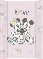 CEBA Saltea de infasat cu placa fixa COMFORT 50x70 Disney Minnie & Mickey Pink (AGSTH-203-127-664) Saltea de infasat