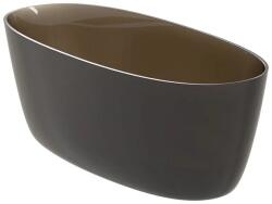 RIHO Oval Frosted Umber szabadon álló kád, anyaga Solid Surface, 175x80cm, Barna B152002F02 (B152003F02)