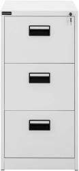  Irodai irattartó szekrény 3 fiókkal fém 47 x 60 x 101, 5 cm (1011658)