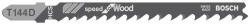 Bosch Dekopírfűrészlap fához T 144 D 100/4, 0-5, 2 mm (5 db) (2608630040) - szerszamplaza